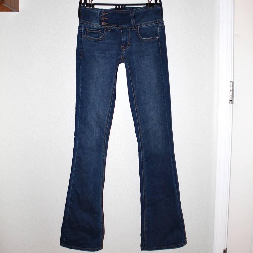 Urban Outfitters BDG Y2K Belted Flare Jeans
